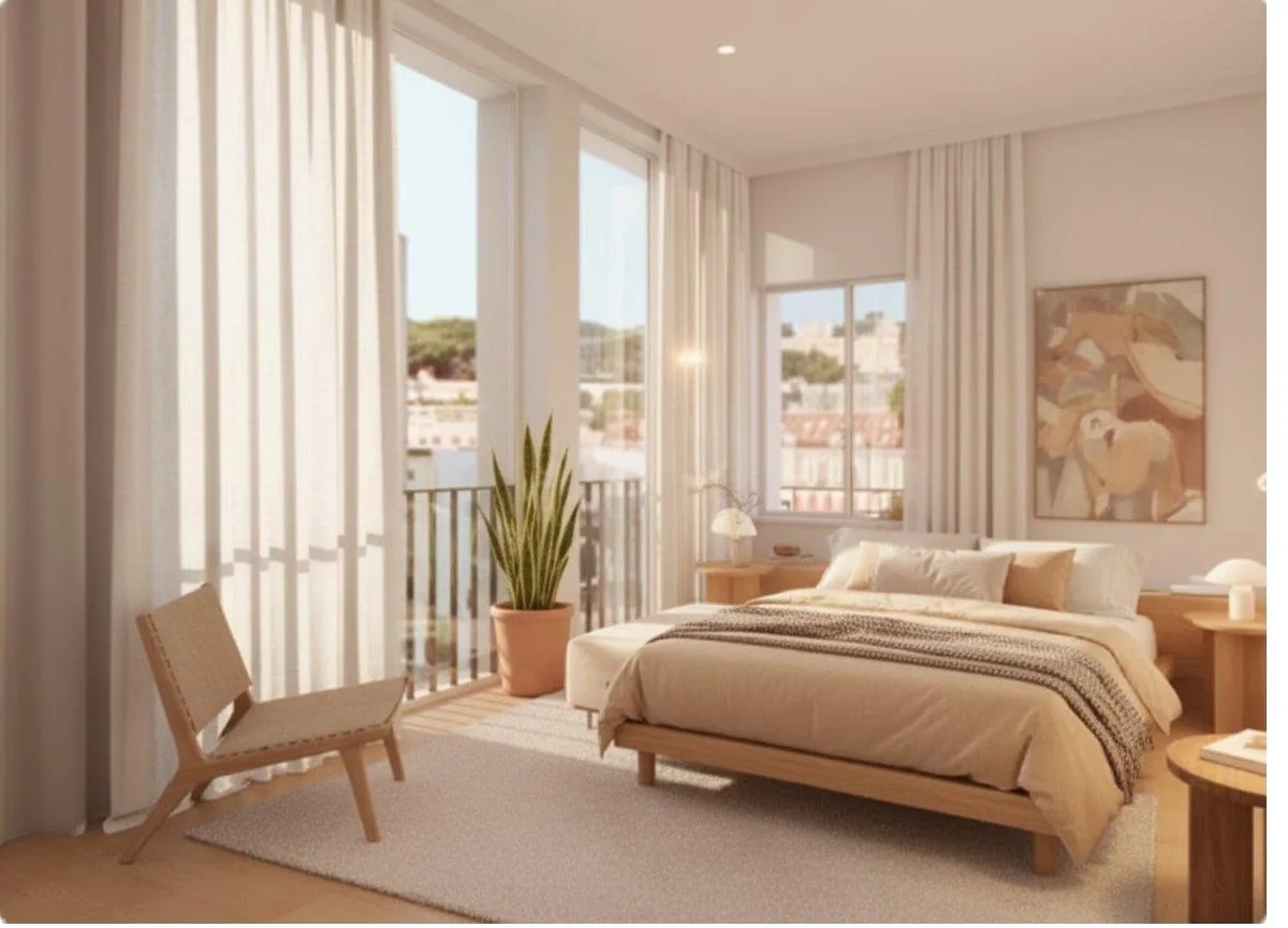 Quarto com varanda